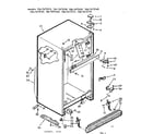 Kenmore 1067673150 cabinet parts diagram