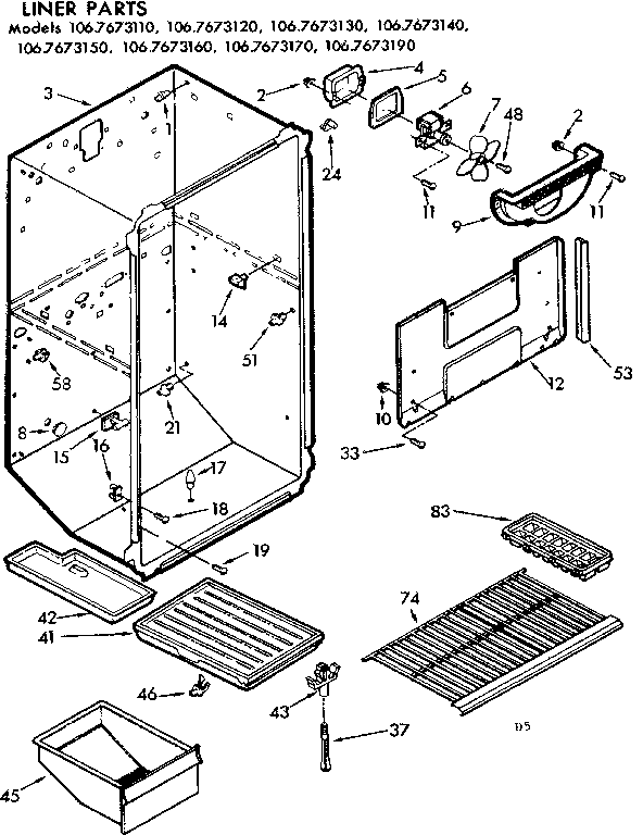 Liner parts