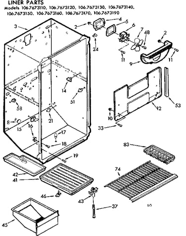 Liner parts