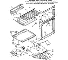 Kenmore 1067673110 breaker and partition parts diagram
