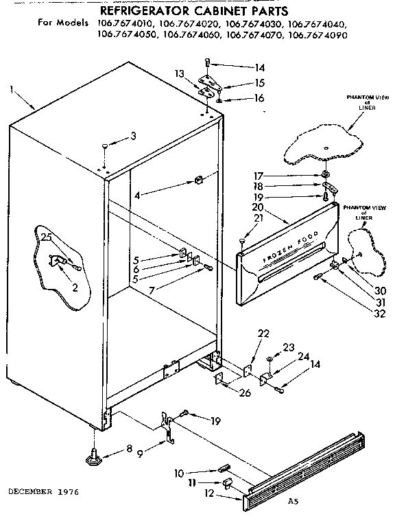 CABINET PARTS