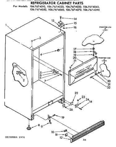 Cabinet parts