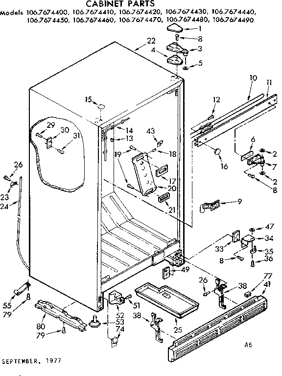 Cabinet parts