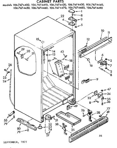 Cabinet parts