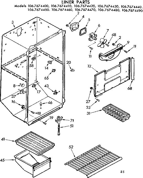 Liner parts