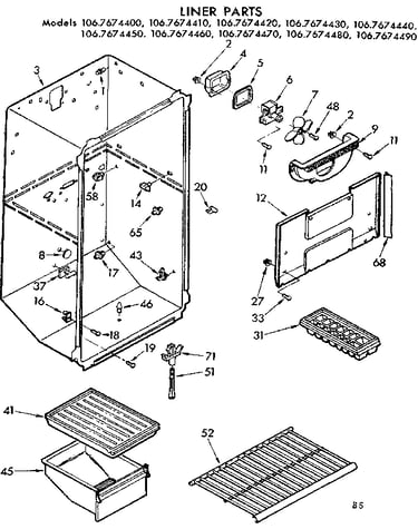Liner parts