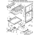 Kenmore 1067674460 breaker and partition parts diagram