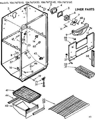 Liner parts