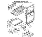 Kenmore 1067675140 breaker and partition parts diagram