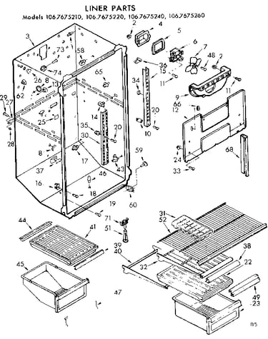 Liner parts