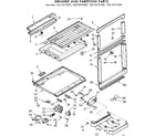 Kenmore 1067675210 breaker and partition parts diagram