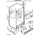 Kenmore 1067675341 cabinet parts diagram