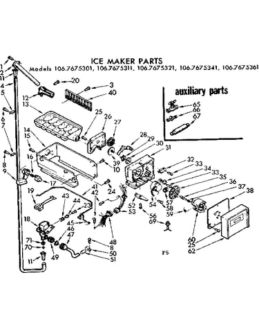 Ice maker parts