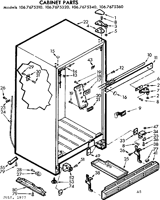 CABINET PARTS