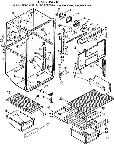 Liner parts