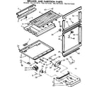 Kenmore 1067675340 breaker and partition parts diagram