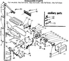 Kenmore 1067675340 icemaker parts diagram