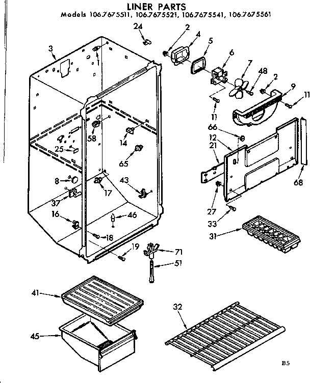 Liner parts
