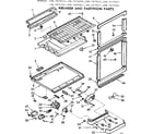 Kenmore 1067675541 breaker and partition parts diagram