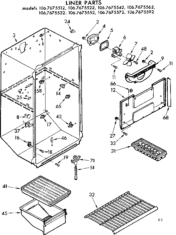 Liner parts