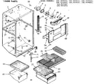 Kenmore 1067675621 liner parts diagram