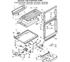Kenmore 1067675611 breaker and partition parts diagram