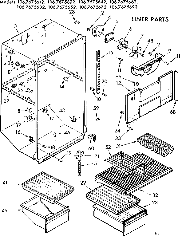 Liner parts