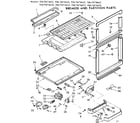 Kenmore 1067675652 breaker and partition parts diagram