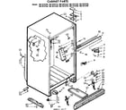 Kenmore 1067675710 cabinet parts diagram