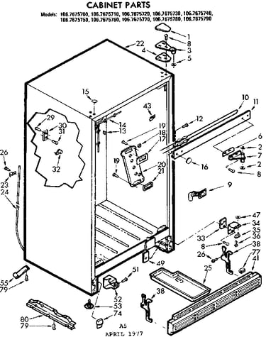 Cabinet parts