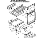 Kenmore 1067675710 breaker and partition parts diagram