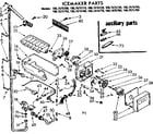 Kenmore 1067675770 icemaker parts diagram