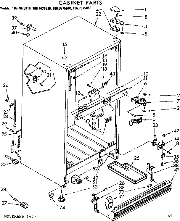 CABINET PARTS