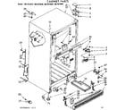 Kenmore 1067675820 cabinet parts diagram