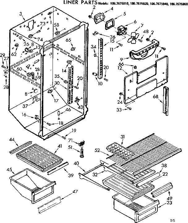 Liner parts