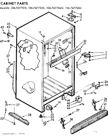 Cabinet parts