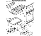 Kenmore 1067677060 breaker & partition parts diagram