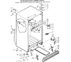 Kenmore 1067677160 cabinet parts diagram