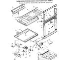 Kenmore 1067677110 breaker and partition parts diagram