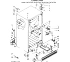 Kenmore 1067677260 cabinet parts diagram