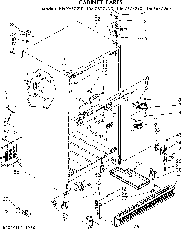 Cabinet parts