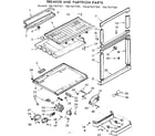 Kenmore 1067677241 breaker and partition parts diagram
