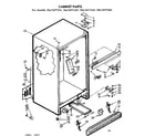 Kenmore 1067677360 cabinet parts diagram