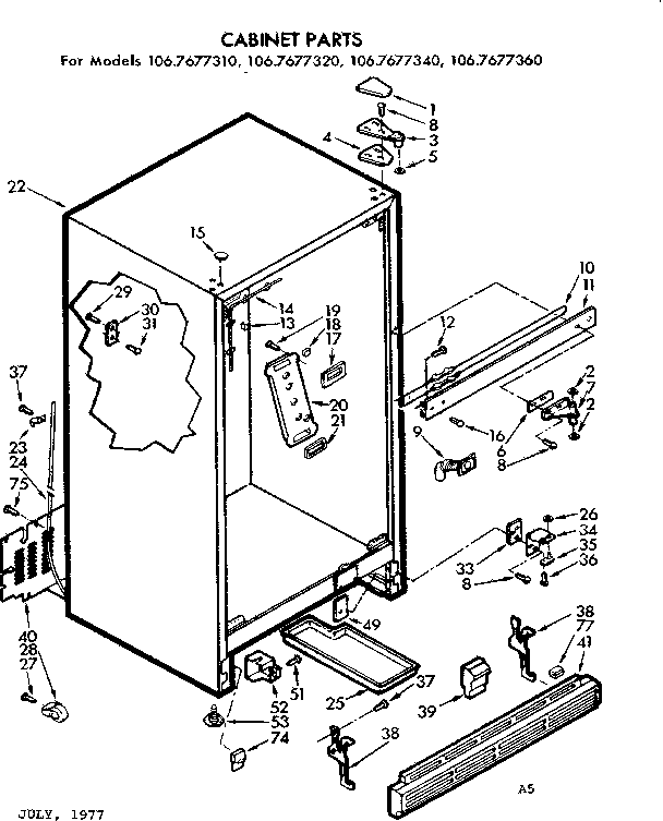 Cabinet parts
