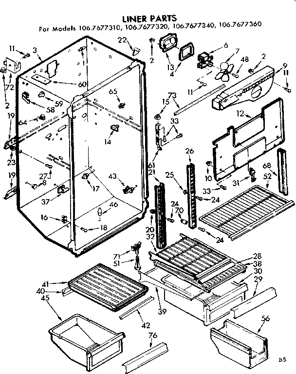 Liner parts