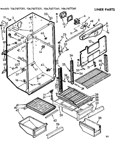Liner parts