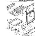 Kenmore 1067677361 breaker and partition parts diagram
