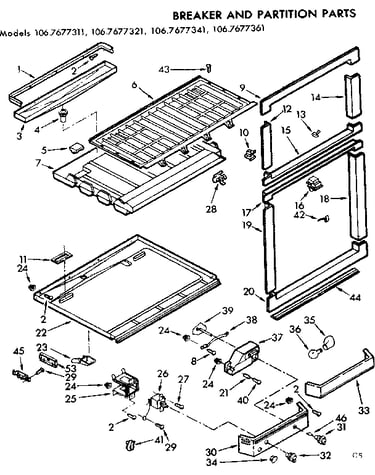 Breaker and partition parts