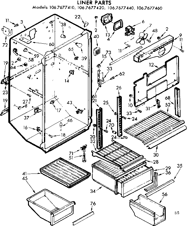 Liner parts