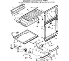 Kenmore 1067677460 breaker and partition parts diagram